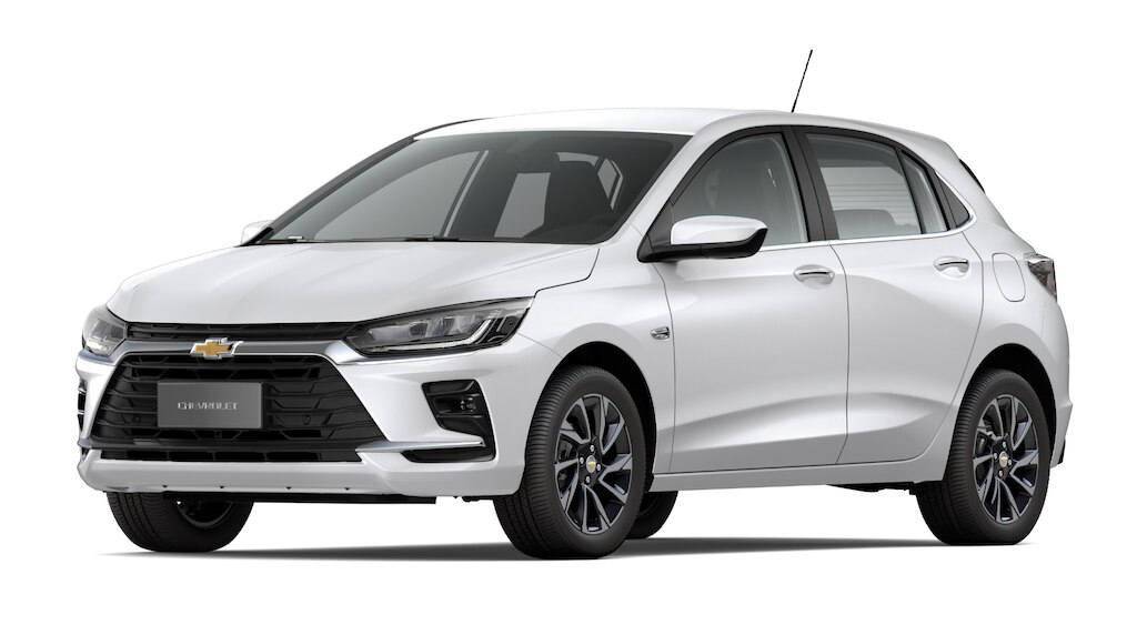 Carro Onix 2027 - Modelo Premier Turbo AT na cor Branco Summit